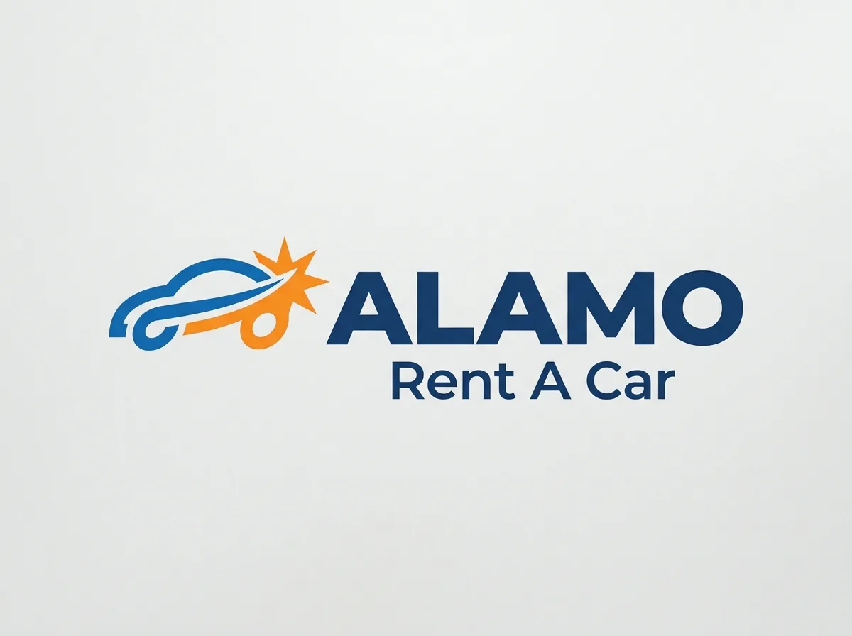 Alamo Rent A Car official logo, car rental brand